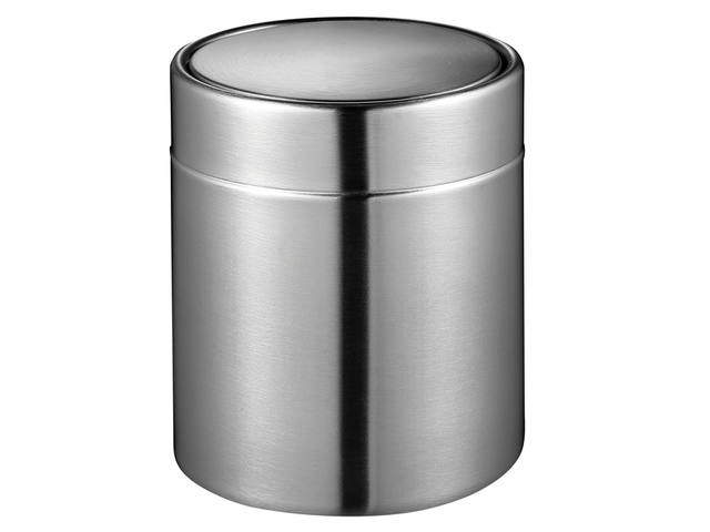 Afvalbak EKO Fandy tafelmodel swingdeksel 1.5l rvs
