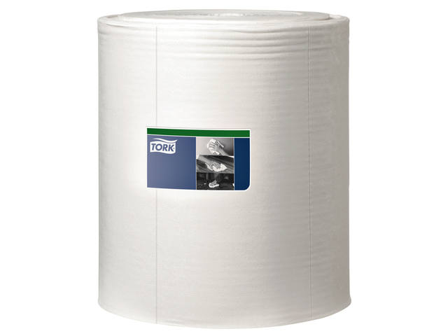 Reinigingsdoek Tork W1 Premium 1laags 380m wit