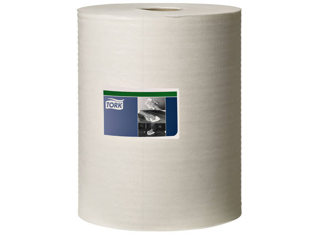 Reinigingsdoek Tork W2 Premium 1laags 106m wit