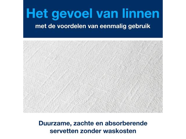 Dinerservet Tork Linstyle Premium wit 478722