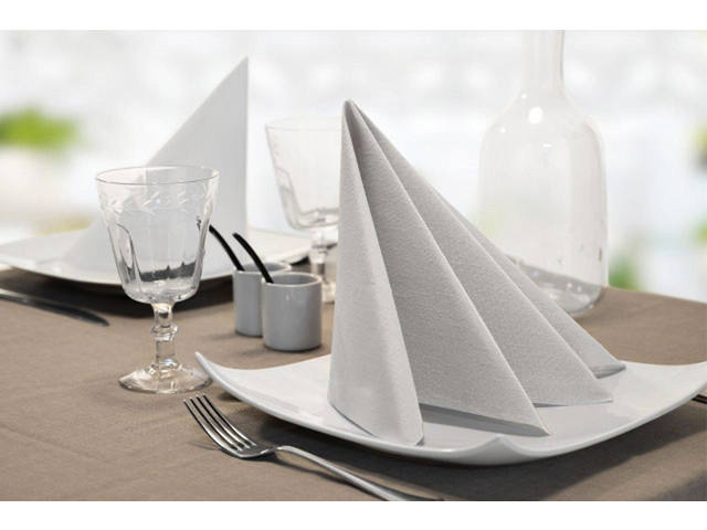 Lunchservet Tork Advanced vierdevouw wit