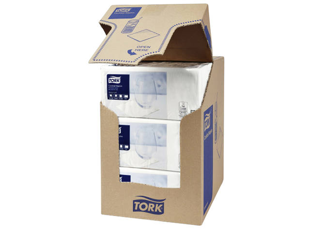 Cocktailservet Tork Advanced 2laags 200 vel wit