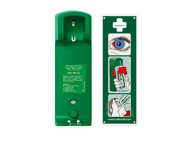 Oogdouche Cederroth 500ml wandhouder