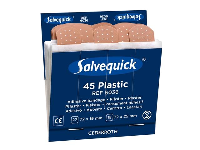 Pleister Salvequick navulling plastic 6036