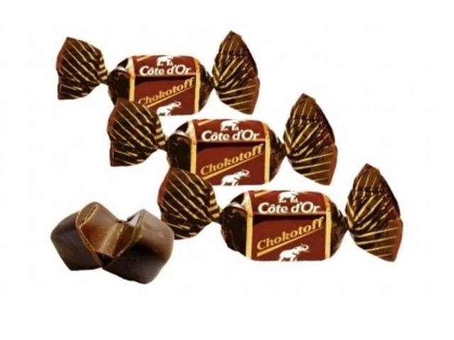 Chocolade Cote dOr Chokotoff toffee puur 1kg