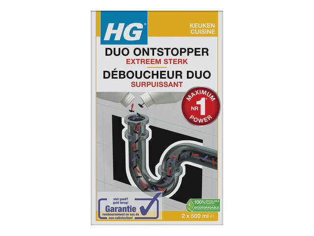 Ontstopper HG Duo  2x500ml