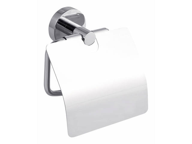 Toiletrolhouder met deksel tesa Smooz