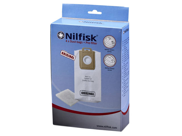 Stofzuigerzak Nilfisk Select 4 stuks