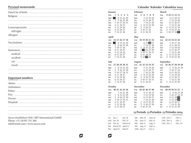 Calendarium 2027 Succes Junior 7dagen/2pagina s