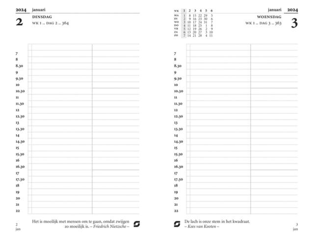 Agendavulling 2027 Succes Senior 1dag/1pagina