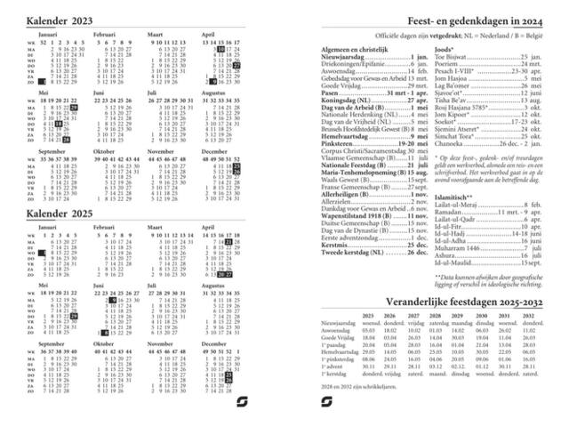 Agendavulling 2027 Succes Mini 7dagen/2pagina s