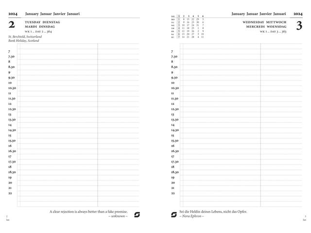 Agendavulling 2027 Succes Executive 1dag/1pagina