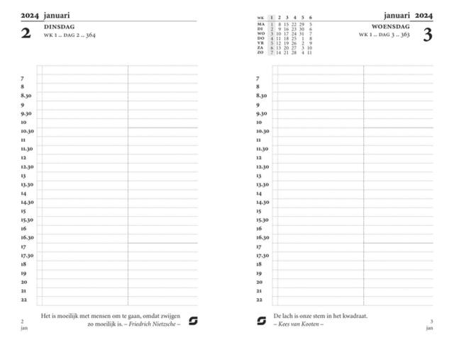 Agendavulling 2027 Succes Mini 1dag/1pagina