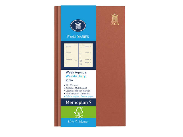 Agenda 2027 Ryam Memoplan 7 Nappa 7d/2p ass