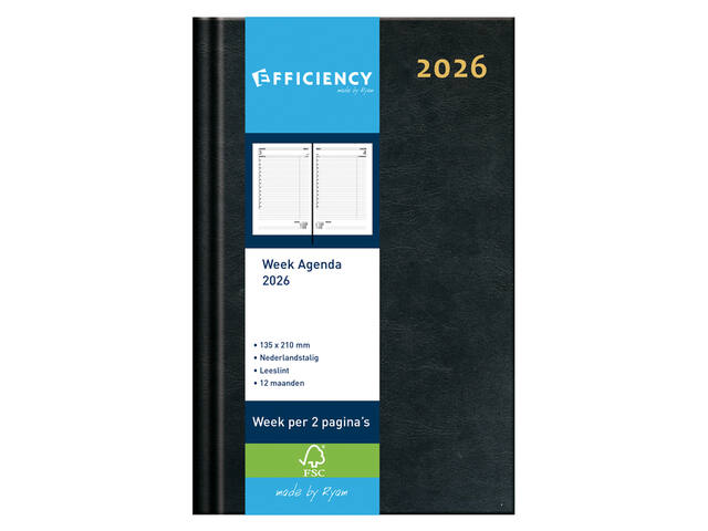 Agenda 2027 Ryam Efficiency Baladek 7d/2p zwart