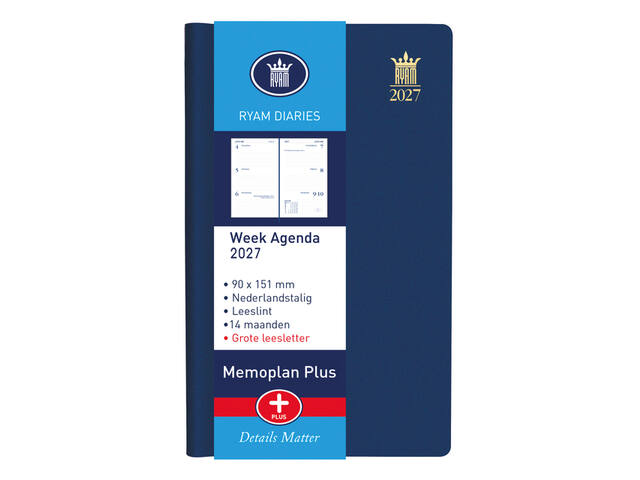 Agenda 2027 Ryam memoplan 7 plus Mundior 7d /2p zw