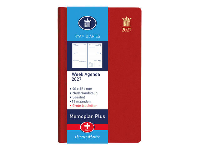Agenda 2027 Ryam memoplan 7 plus Mundior 7d /2p zw