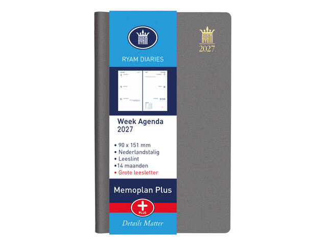 Agenda 2027 Ryam memoplan 7 plus Mundior 7d /2p zw