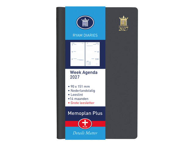 Agenda 2027 Ryam memoplan 7 plus Mundior 7d /2p zw