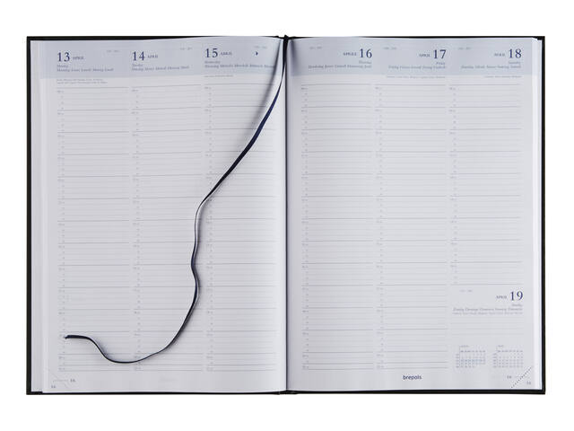 Agenda 2027 Brepols Omega Lima 7d/2p blauw