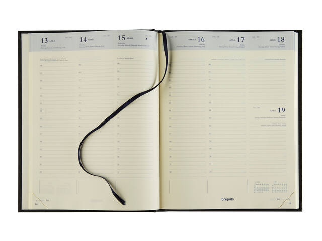 Agenda 2027 Brepols Timing Lima 7d/2p blauw