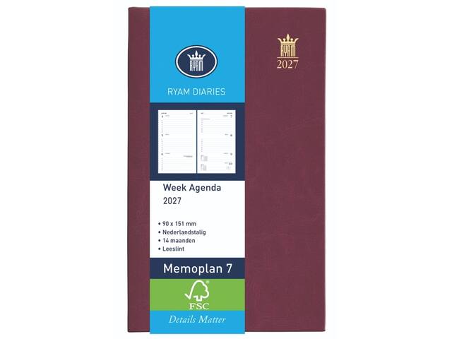 Agenda 2027 Ryam Memoplan 7 Suprema 7d/2p boredaux