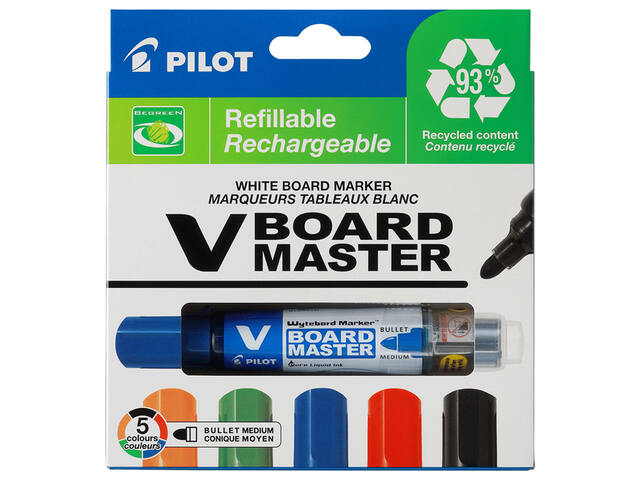 Whiteboardmarker Pilot begreen rond M assorti