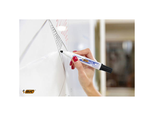 Whiteboardmarker Bic 1701 rond L zwart