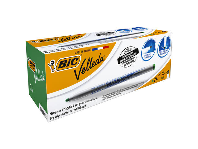 Whiteboardmarker Bic 1721 rond F groen