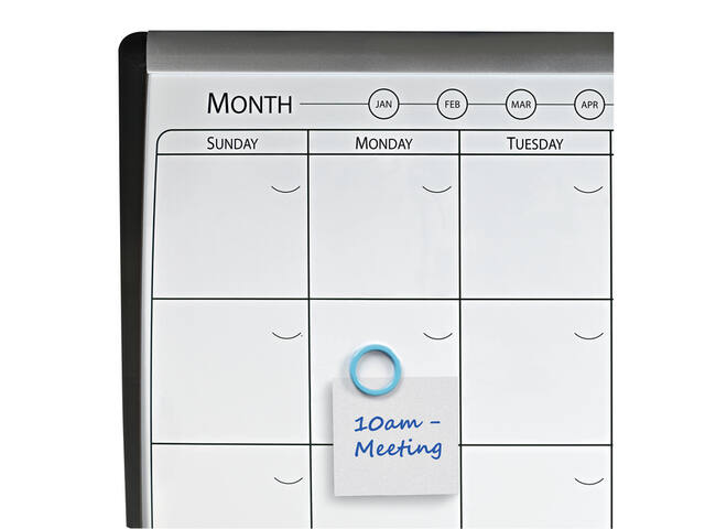Whiteboard Nobo planner prikbord 585x430mm