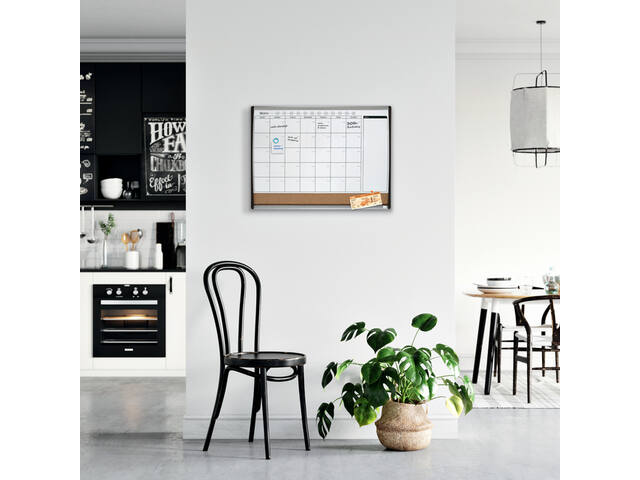 Whiteboard Nobo planner prikbord 585x430mm