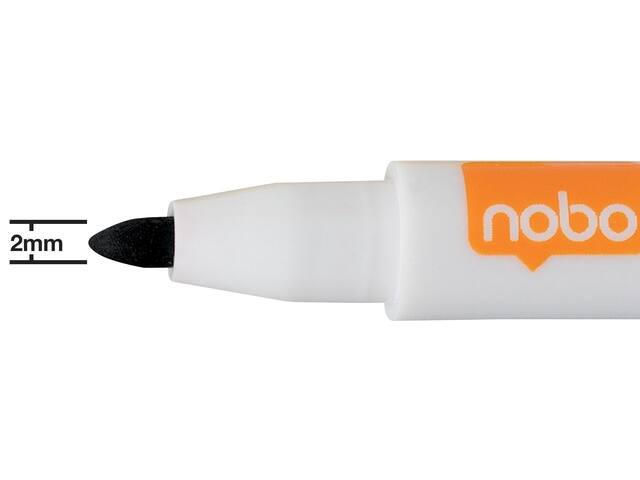 Whiteboardmarker Nobo mini assorti 6 stuks