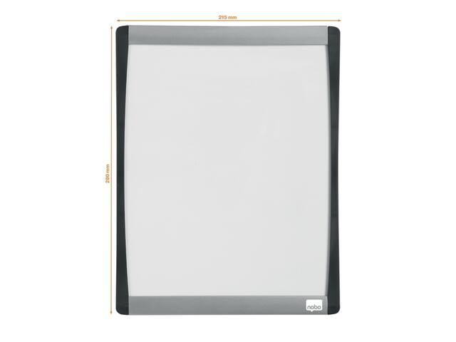 Whiteboard Nobo 28x21.5cm gewelfd
