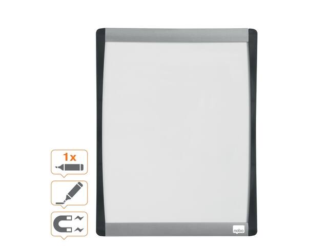 Whiteboard Nobo 28x21.5cm gewelfd