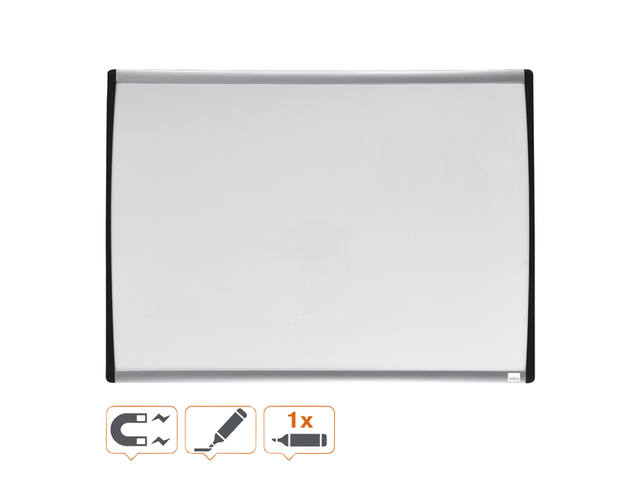 Whiteboard Nobo 58.5x43cm gewelfd