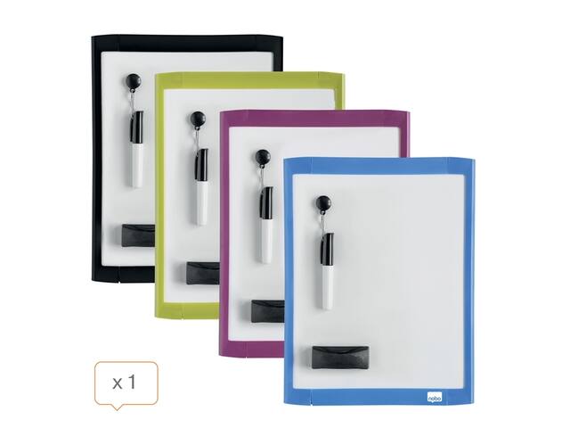 Whiteboard Nobo 21.6x28cm magnetisch assorti