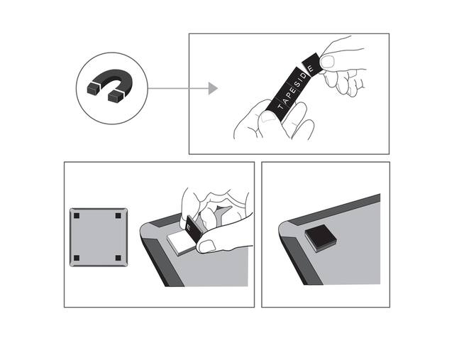Whiteboard Nobo 21.6x28cm magnetisch assorti