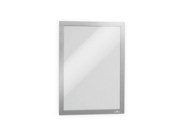 Duraframe Durable 487223 A4 zilvergrijs 2 stuks