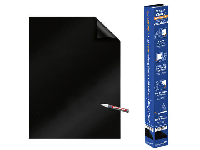 Magic Chart Legamaster Whiteboard 600x800mm zw 25v