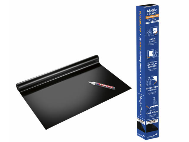 Magic Chart Legamaster Whiteboard 600x800mm zw 25v
