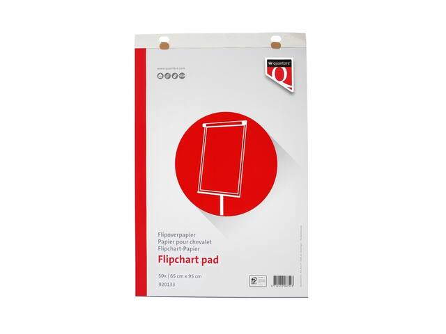 Flipoverpap Quantore 65x95cm blanco/ruit 74gr