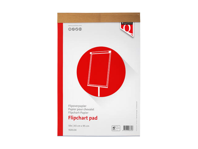 Flipoverpap Quantore 65x95cm blanco/ruit 74gr