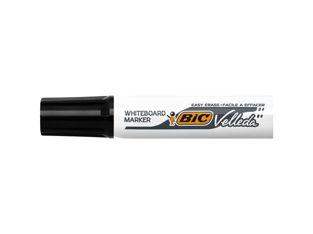 Viltstift Bic Velleda whiteb schuin L ass set 4st