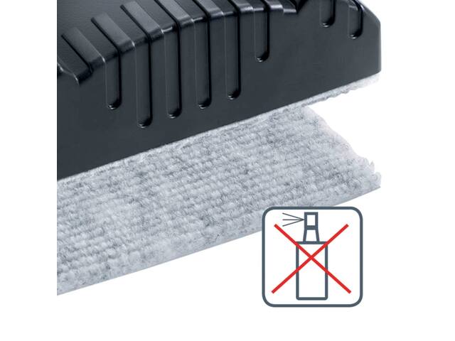 Whiteboardwisser Nobo magnetisch zwart