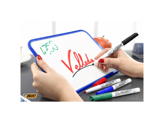 Whiteboardmarker Bic 1744 rond M assorti