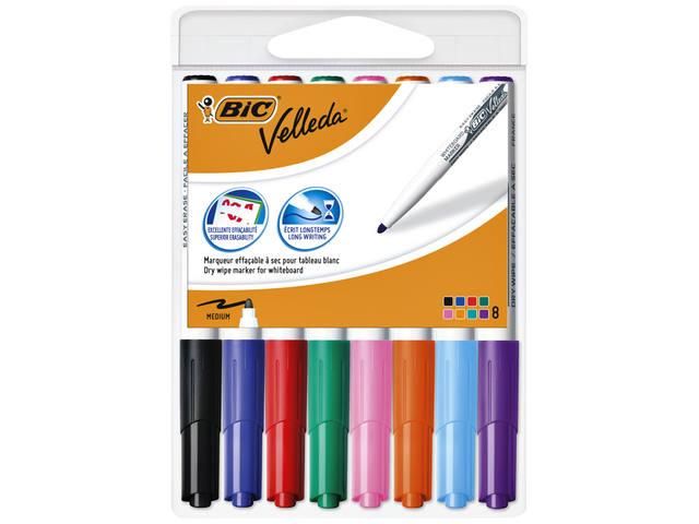 Whiteboardmarker Bic 1748 rond M assorti