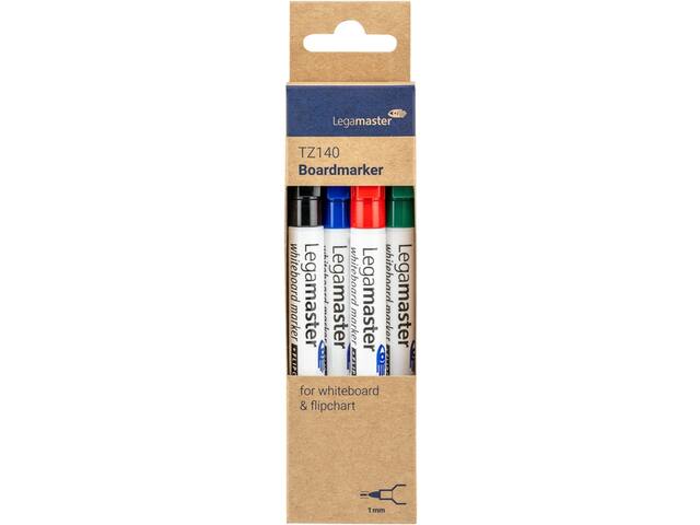 Whiteboardmarker Legamaster TZ140 1mm 4st ass