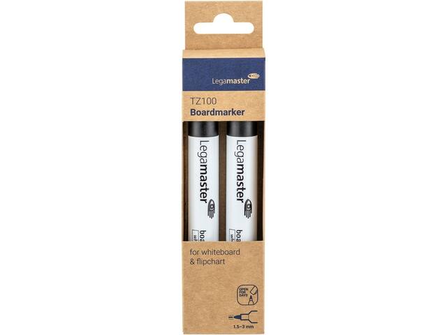 Whiteboardmarker Legamaster TZ100 2mm 2st zw