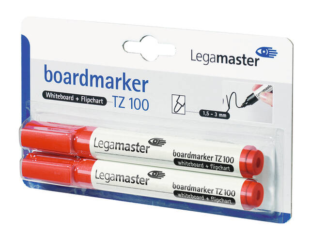 Whiteboardmarker Legamaster TZ100 2mm 2st rd