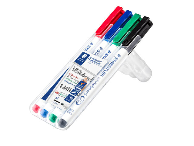 Whiteboardmarker Staedtler 301 rond 1mm ass